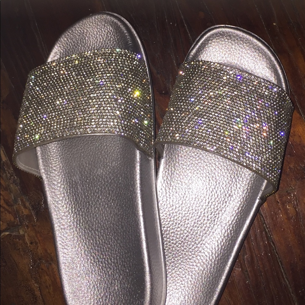 Rhinestone Bling Slides Sandals Slippers